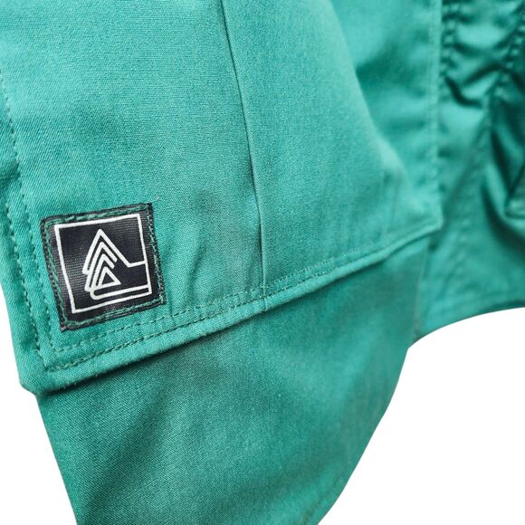 VTG Altra Hooded Jacket Mens Medium Green Beige Pockets Boulder Colorado Outdoor - Picture 8 of 12